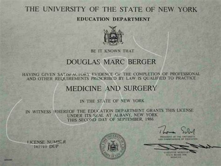 NY State Medical License